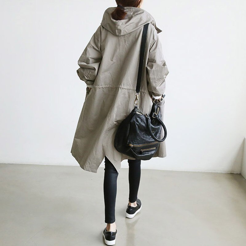 Janina -Elegant vanntett trenchcoat